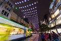 Christmas lights in Melbourne Bourke Street Mall