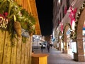 Christmas lights. Munich streets. Winter