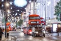 Christmas lights 2016 on Oxford street, London Royalty Free Stock Photo