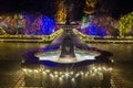 Christmas Lights in Shore Acres State Park, Oregon