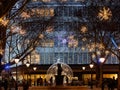 Christmas lights at Sloan Square, London, UK