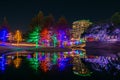 Christmas Lights Sparkle at Vitruvian Park in Addison Texas