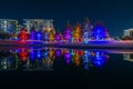 Christmas Lights Sparkle at Vitruvian Park in Addison Texas