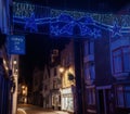 Christmas lights in Whitby