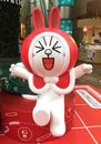 Christmas Line Friends Party Character Santa Rabbit Cony Bright Cheerful Passion Anime Cartoon Props Langham Place Hong Kon