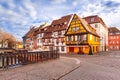 Christmas Little Venice in Colmar, Alsace, France Royalty Free Stock Photo