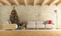 Christmas living room Royalty Free Stock Photo