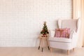 Christmas living room Royalty Free Stock Photo