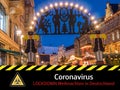 Christmas lockdown in Germany coronavirus Royalty Free Stock Photo