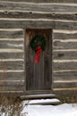 Christmas log cabin Royalty Free Stock Photo