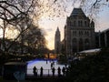 Sunset in London - Christmas time