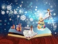 Christmas Magic Book Royalty Free Stock Photo