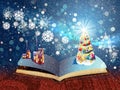 Christmas Magic Book Royalty Free Stock Photo