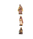 The Christmas magic. Ceramic figure of the wise men Royalty Free Stock Photo