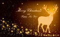 Christmas Magic Deer - art stock decoration beauty