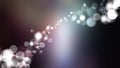 Christmas magic sparkle, light dots, vector bokeh effect. background wallpaper. Royalty Free Stock Photo