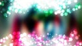 Christmas magic sparkle, light dots, vector bokeh effect. background wallpaper. Royalty Free Stock Photo