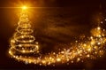 Christmas magic tree Royalty Free Stock Photo