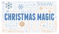 Christmas Magic word cloud