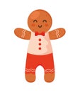 christmas male ginger cookie