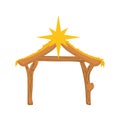 Christmas manger concept