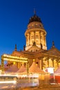 Christmas market berlin gendarmenmarkt Royalty Free Stock Photo
