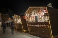 Christmas market booth in Merano south tyrol italy