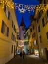 Christmas market in Bremgarten, Switzerland Royalty Free Stock Photo