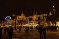 christmas market at the cathedral square in Erfurt