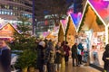 Christmas market in the city of Dusseldorf