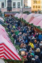 Christmas Market -crowd people- Nuremberg-Germany