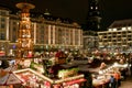 Christmas Market in Dresden Royalty Free Stock Photo