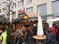Christmas Market in Dresden on Altmarkt Square, Germany, 2013
