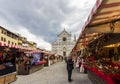 Christmas Market in Florence Royalty Free Stock Photo