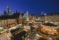 Christmas market in Frankfurt, Germany Royalty Free Stock Photo