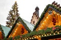 Christmas Market in Frankfurt, Germany Royalty Free Stock Photo