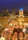 Christmas market on gendarmenmarkt berlin germany