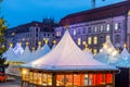 Christmas market at Gendarmenmarkt plaza in downtown Berlin, Germany