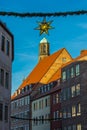 Christmas Market -hanging decorations- Nuremberg-Germany Royalty Free Stock Photo