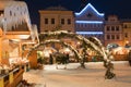 Christmas Market in Litomerice, Czech Republic Royalty Free Stock Photo