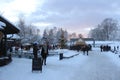 Christmas market in the Norwegian Folk Museum, Oslo, Norway