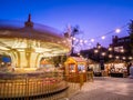 Christmas market outdoors in Kingston, London