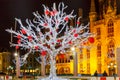 Christmas Market Place at Bruges, Belgium