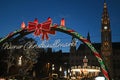 Christmas market on Rathausplatz in Vienna Royalty Free Stock Photo