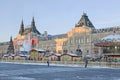 Christmas market on Red Square, Moscow