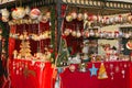 The christmas market of Sant`Agata Feltria Royalty Free Stock Photo