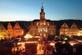 Christmas market in Schwaebisch Hall Germany