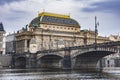 Christmas Market stands near the Old Town Square in Prague, Czech Republic Royalty Free Stock Photo