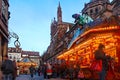 Christmas Market in Strasbourg Royalty Free Stock Photo