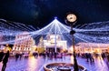 Christmas Market Timisoara lights in center